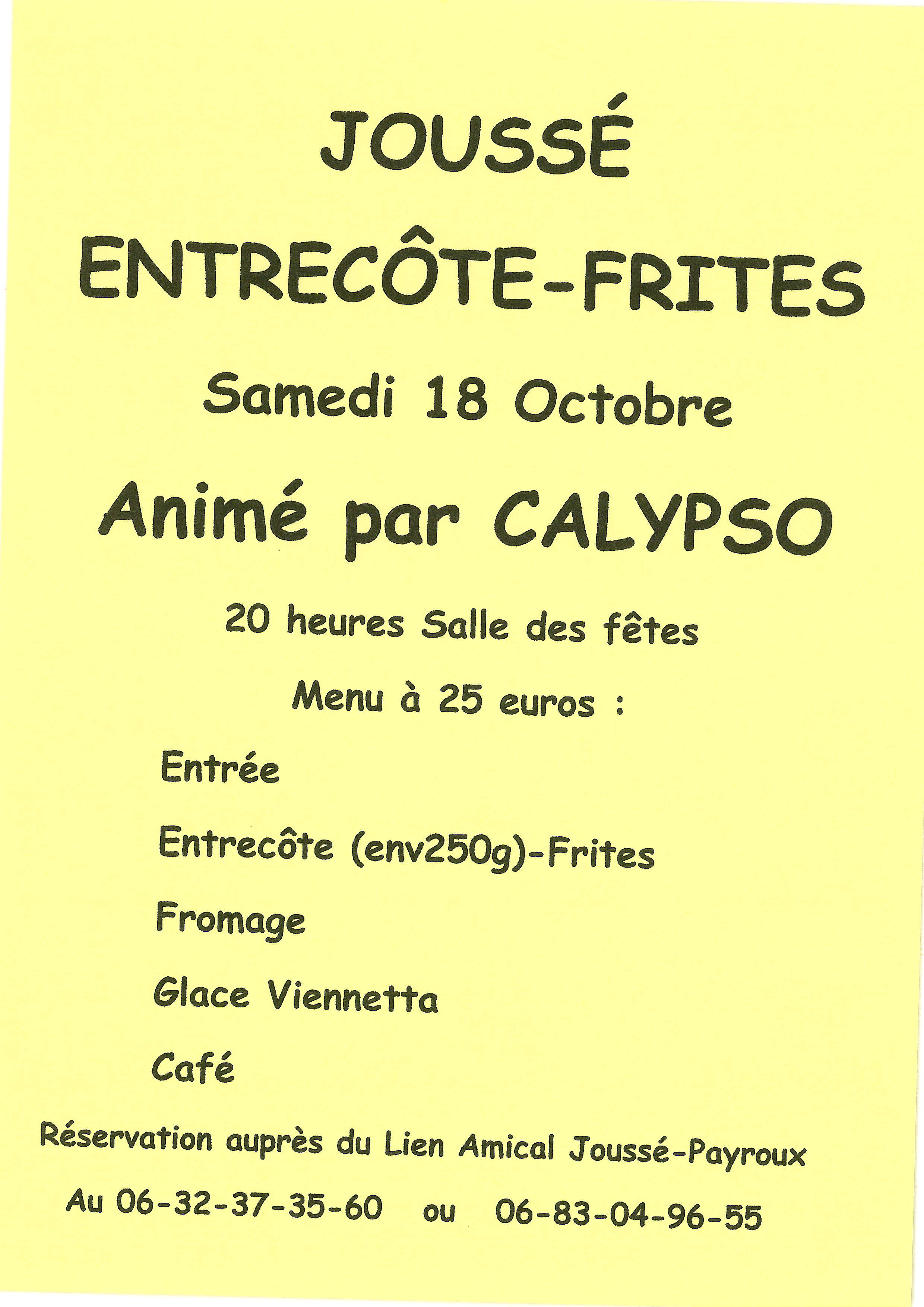 Entrcôte-frites
