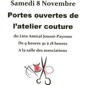 Porte ouverte Atelier Couture